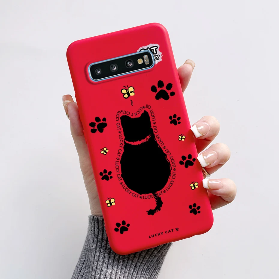 Funda para Samsung Galaxy S10 S 10 Plus S10E Fundas elegante pintado suave TPU protección contraportada para Samsung S10 S10 + funda de teléfono - imagen 4