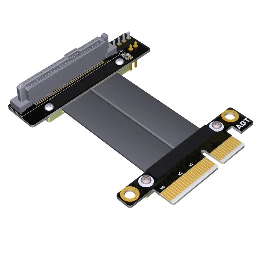 PCIE 3,0 X4 a U.2 interfaz U2 a PCI-E 3,0 X4 SFF-8639 Cable de datos de extensión de adaptador vertical para NVMe SFF 8639 puertos SSD de 2,5 pulgadas