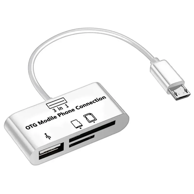 Lector de Tarjetas de Memoria para Dispositivos, Adaptador con USB Tipo C para TF CF SD, OTG, Flash Compacto para IPad Pro, Huawei, Macbook - imagen 2