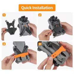 Estabilizador de soporte de hélice para DJI Mini 5 Pro, accesorios de hélices, cuchillas protectoras fijas, soporte de correa, accesorios para drones