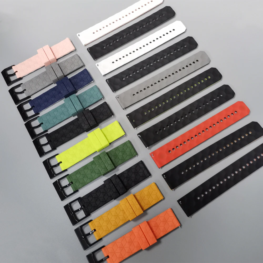 Correa de silicona para reloj HUAWEI WATCH GT 5 4 Pro, banda de 46mm GT 3 SE 2 de 42mm HONOR Magic Watch4 GS 3, pulsera de repuesto - imagen 2