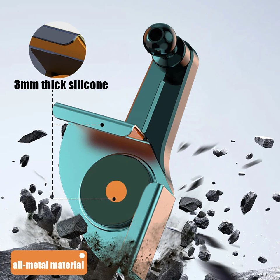 Soporte para teléfono con pantalla de coche de aleación 360 °   Soporte ajustable giratorio apto para Tesla Model 3 Highland Y accesorios de coche Universal - imagen 5