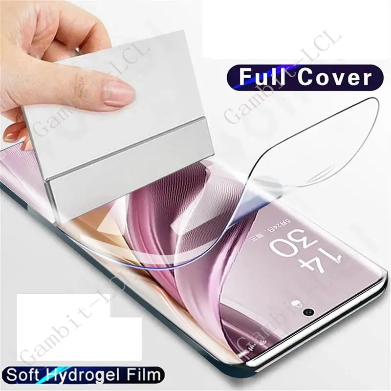 Protector de pantalla para OPPO Reno10 Pro + Plus Reno9 5G Reno10Pro Reno9Pro Reno 9 10, película de hidrogel hidráulico, cubierta protectora - imagen 2