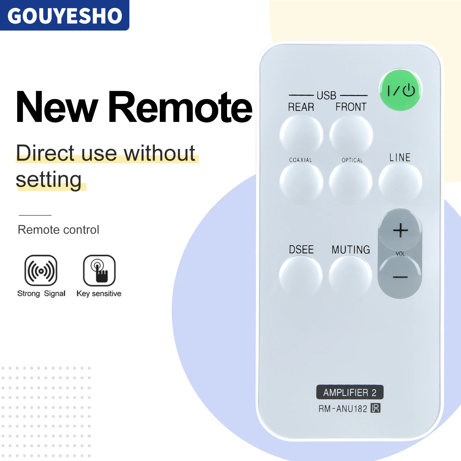 Nuevo RM-ANU182 Control remoto para amplificador Sony 2 sistema de Audio UDA-1 HD