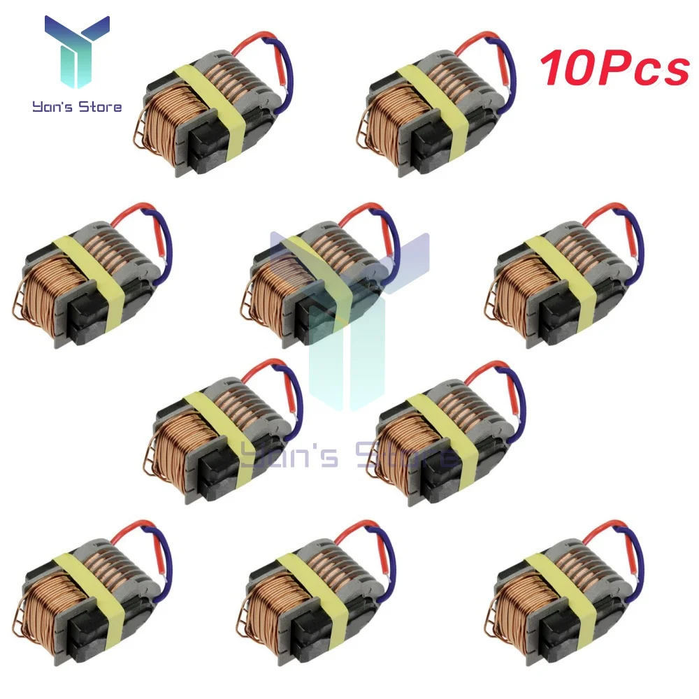 1/3 Uds 15KV alta frecuencia DC generador de encendido de arco de alto voltaje inversor Boost Step Up 18650 Kit DIY transformador de núcleo U 3,7 V - imagen 2