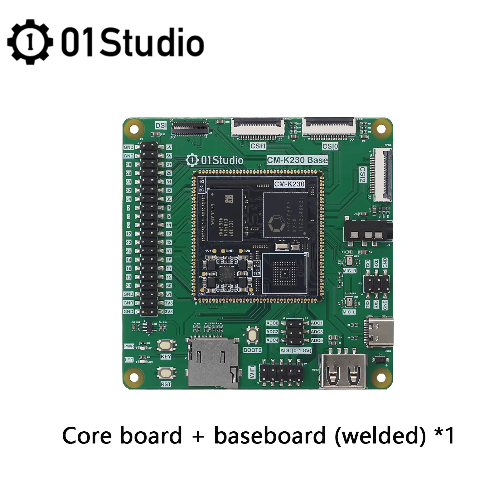 01Studio CM-K230 Módulo K230 módulo de visión 6T potencia informática equivalente supera K21 - imagen 3