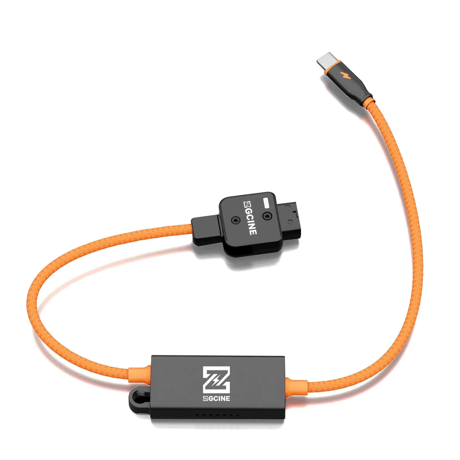 Cable de alimentación DTAP a USB C para cámara Cable de alimentación trenzado DTAP a USB C 65W PD rápido para batería de montaje en V cámara teléfono - imagen 2
