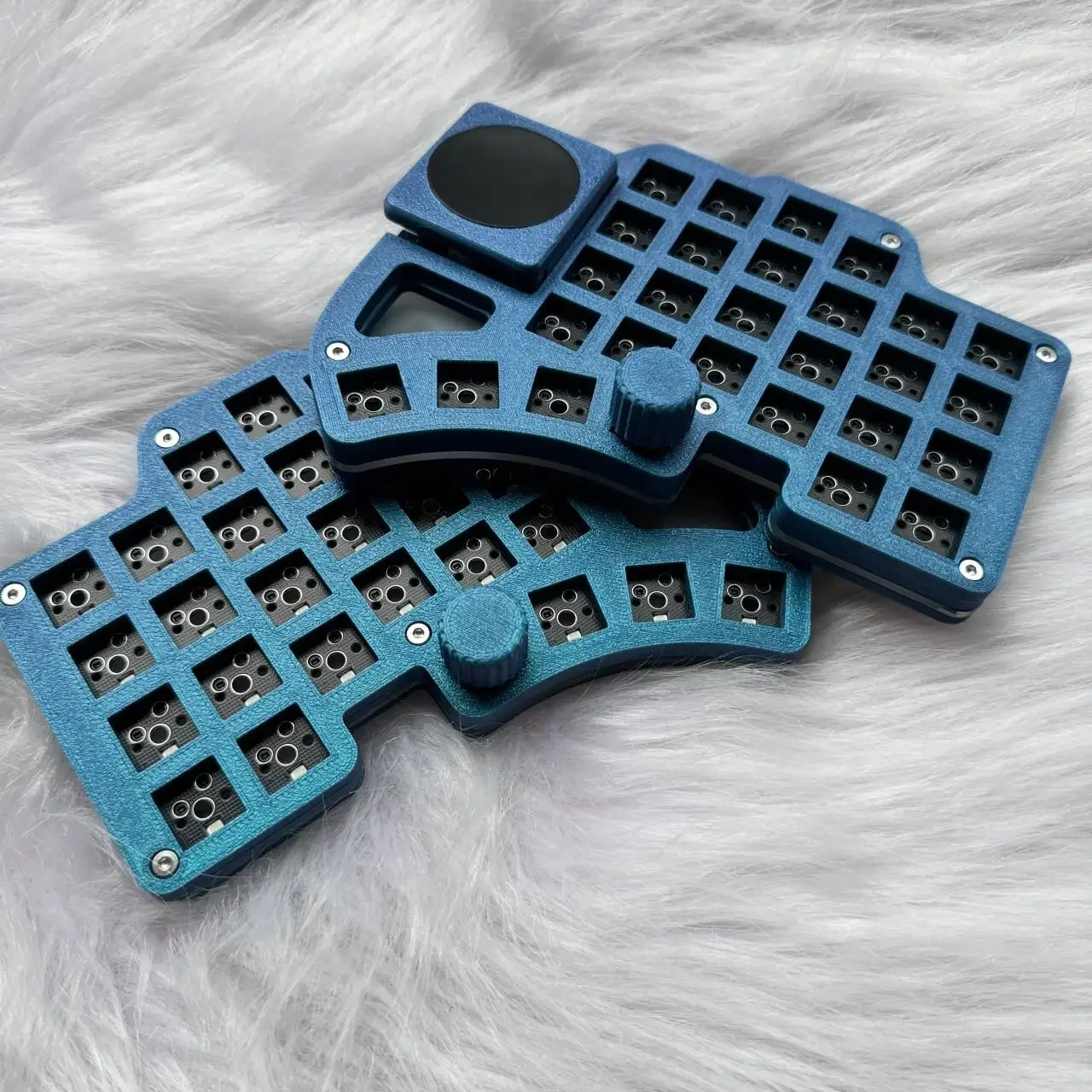 Dilemma Max Split Kit de teclado personalizado con cable RGB Hot-swap Fdm perilla de impresión panel táctil simular ratón soporte Vial Mx Switch - imagen 2