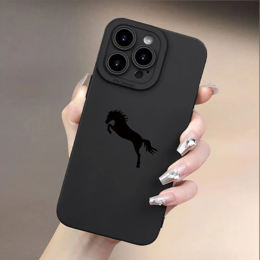 Funda de teléfono con estampado de caballo oscuro creativo para Xiaomi 15T, fundas Xiaomi Mi 11 Lite 14 14T 13T 12T Poco X7 X6 X5 M6 F6 F7 Pro F5 - imagen 5