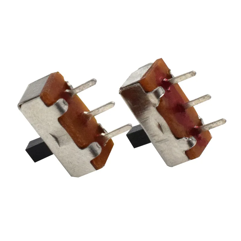 Interruptor abatible de 10 piezas, interruptor deslizante de tres pines y dos velocidades, enchufe SS12D00 vertical, mango de parche, 2/3/4/5/6mm - imagen 5