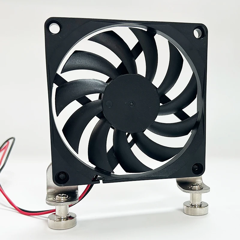 Ventilador de disipador de calor de chasis de succión magnética Universal, instalación vertical de tornillo de fijación de ventilador de tornillo de succión magnética