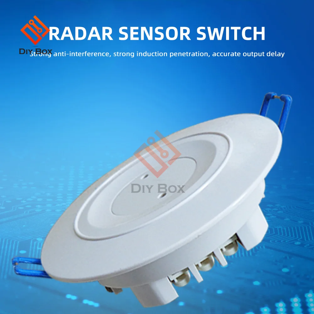 Módulo de Sensor de movimiento para microondas, dispositivo con interruptor PIR para techo integrado, CA de 110V-240V, 3,7G - imagen 3