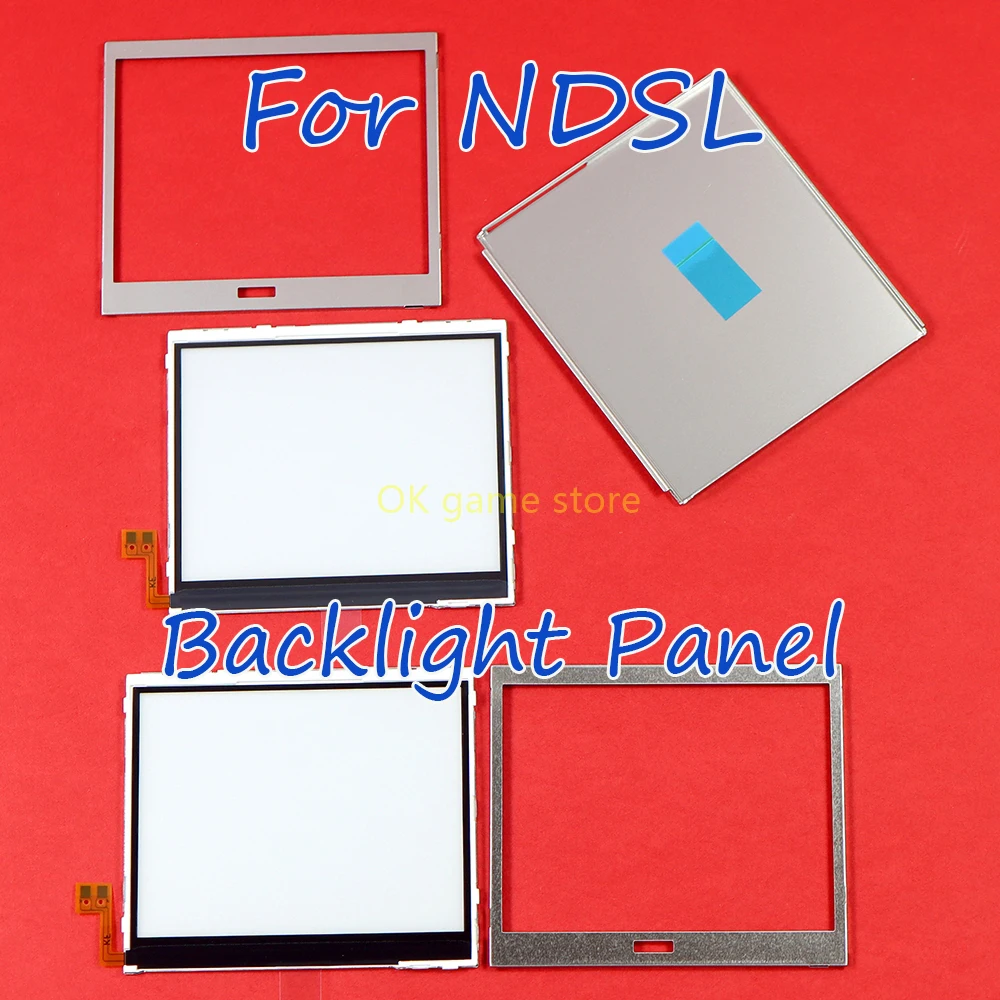 Panel de pantalla de retroiluminación NDSL, módulo de retroiluminación LCD superior e inferior, Panel de pantalla, placa guía de luz, accesorios para consola de juegos