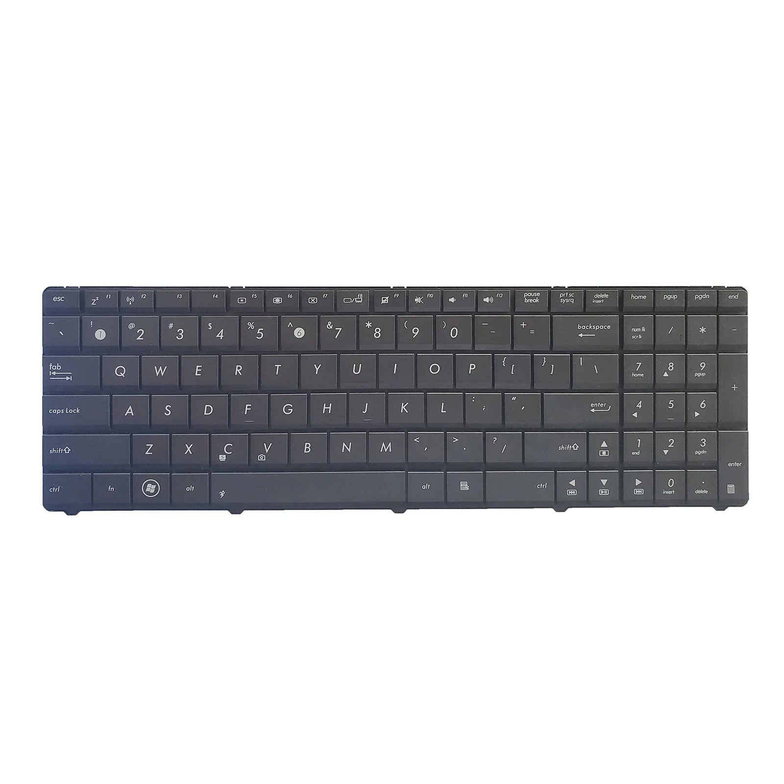 Teclado para portátil estadounidense para ASUS F55 F55A N50 N51 N53 N53J N60 N61 A52 A53 A53E K52 K72 - imagen 3