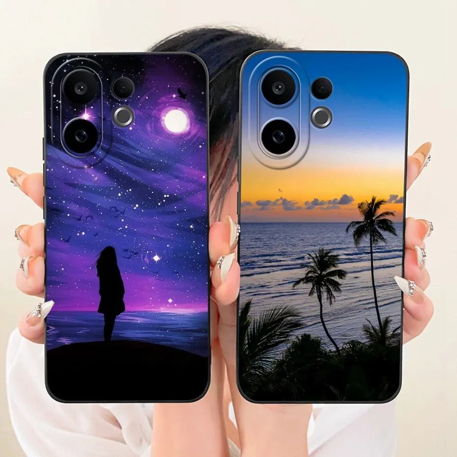 Funda de teléfono con estampado bonito para Vivo V60 / V60 Lite 4G 5G, fundas de silicona suave a prueba de golpes para Vivo V 60 V60lite, fundas para parachoques - imagen 5