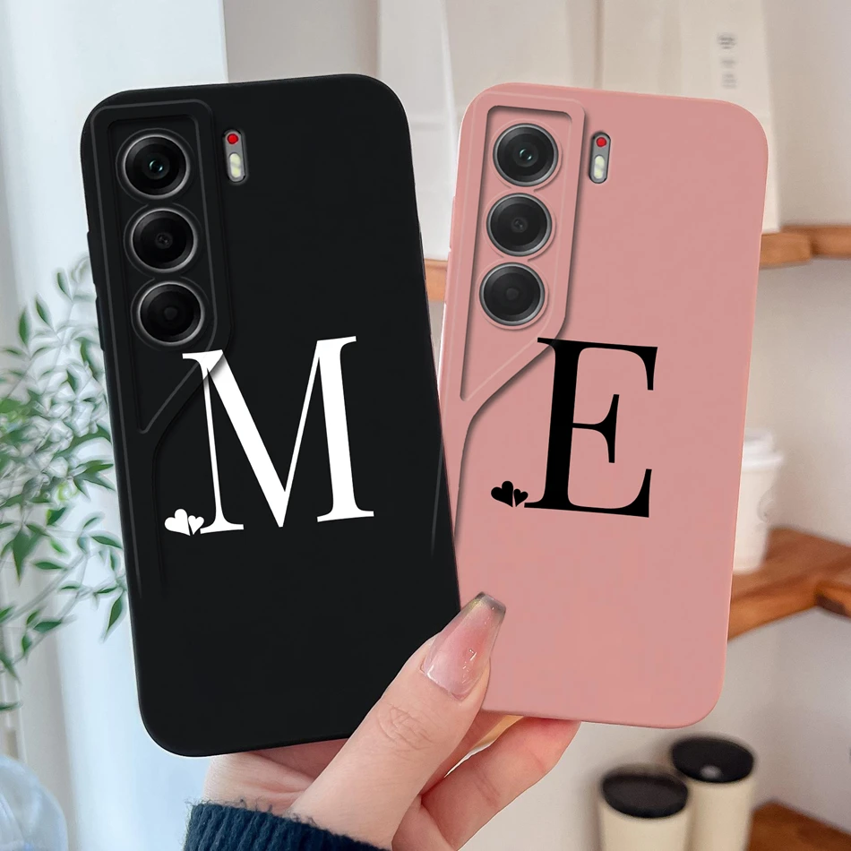 Nueva funda para Tecno Camon 40 Pro 4G 5G letras de estilo Simple funda trasera de teléfono para Tecno Camon40 protección de cámara Fundas anticaída - imagen 2