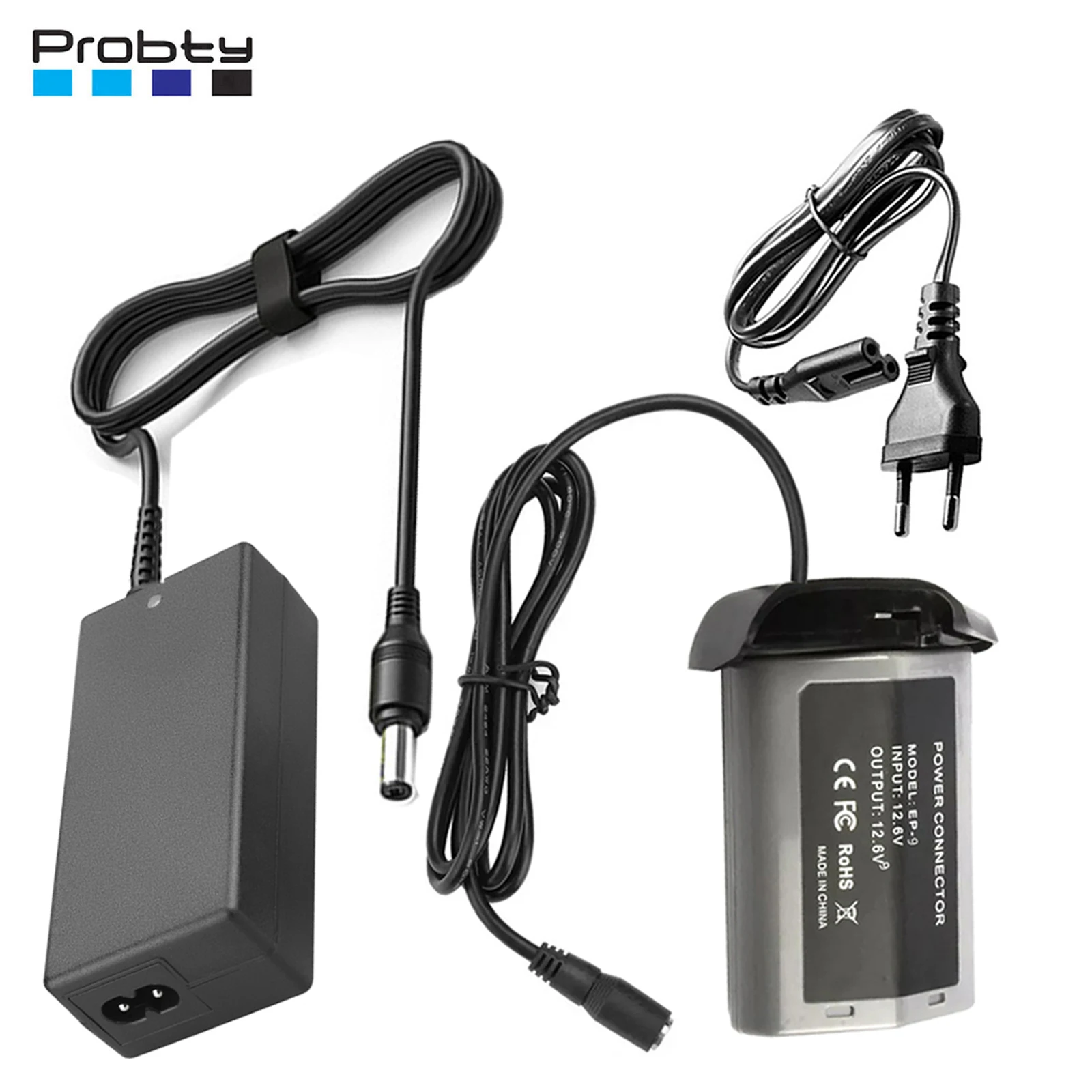 EN-EL18D ENEL18 adaptador de corriente alterna de batería simulada EP-9 acoplador CC para Nikon Z9 D5 D4 D4S fotografía batería Fack