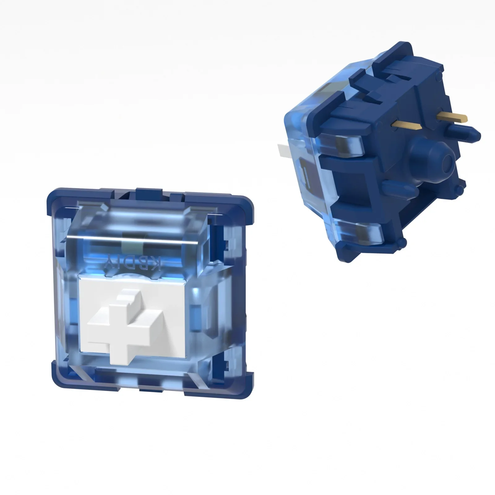 KBDiy Naraka-interruptor lineal MX, 46g, para teclado mecánico para videojuegos, KIT de jugador, lubricado en fábrica azul, personalizado, DIY, GMK67 Hi75 - imagen 2