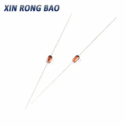 100 piezas 1/2W DO-35 BZX55C3V3 4V7 5V1 6V2 6V8 7V5 8V2 9V1 10V 11V 12V 13V 15V 18V 24V 30V 3,3/4,7/5,1/6,8 diodo Zener, 7,5/8,2/9,1 V - imagen 2