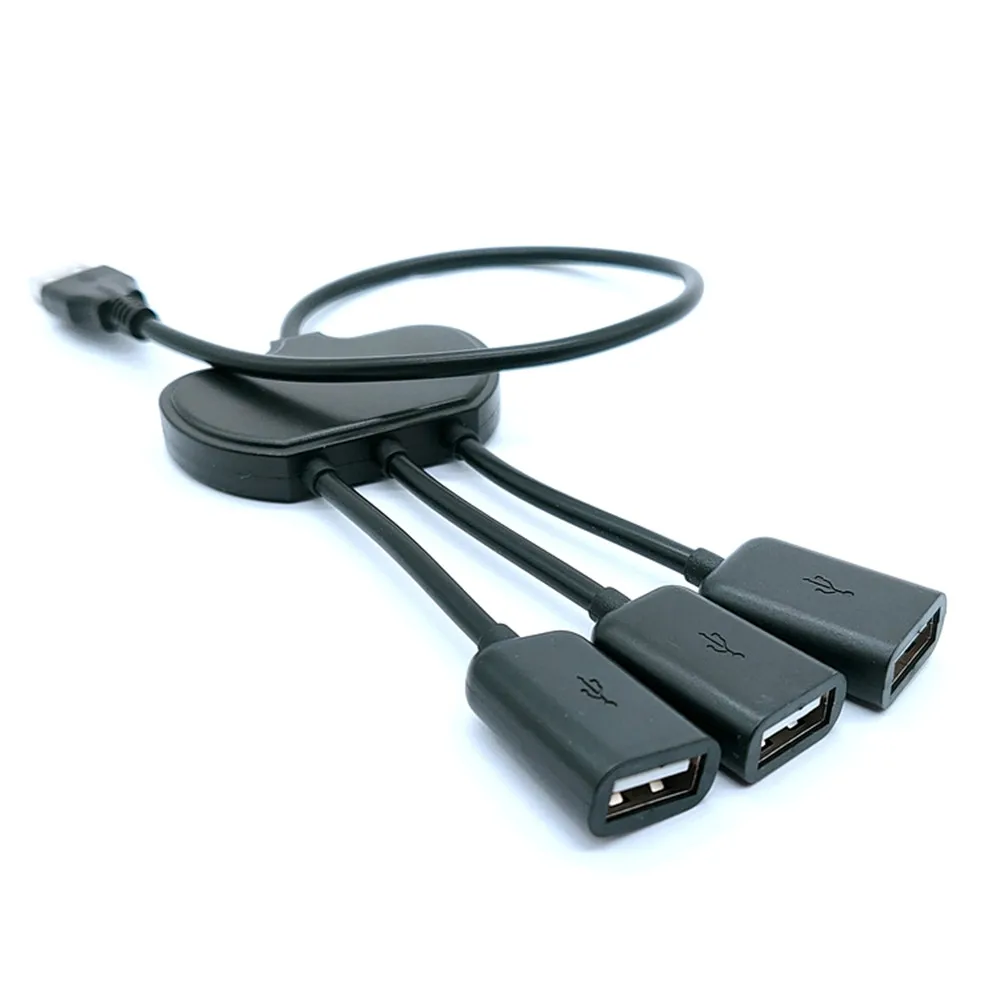 Cable de datos USB macho a dos USB hembra, concentradores 2 en 1, práctico divisor de extensión multifunción, convertidor USB, adaptador OTG - imagen 5