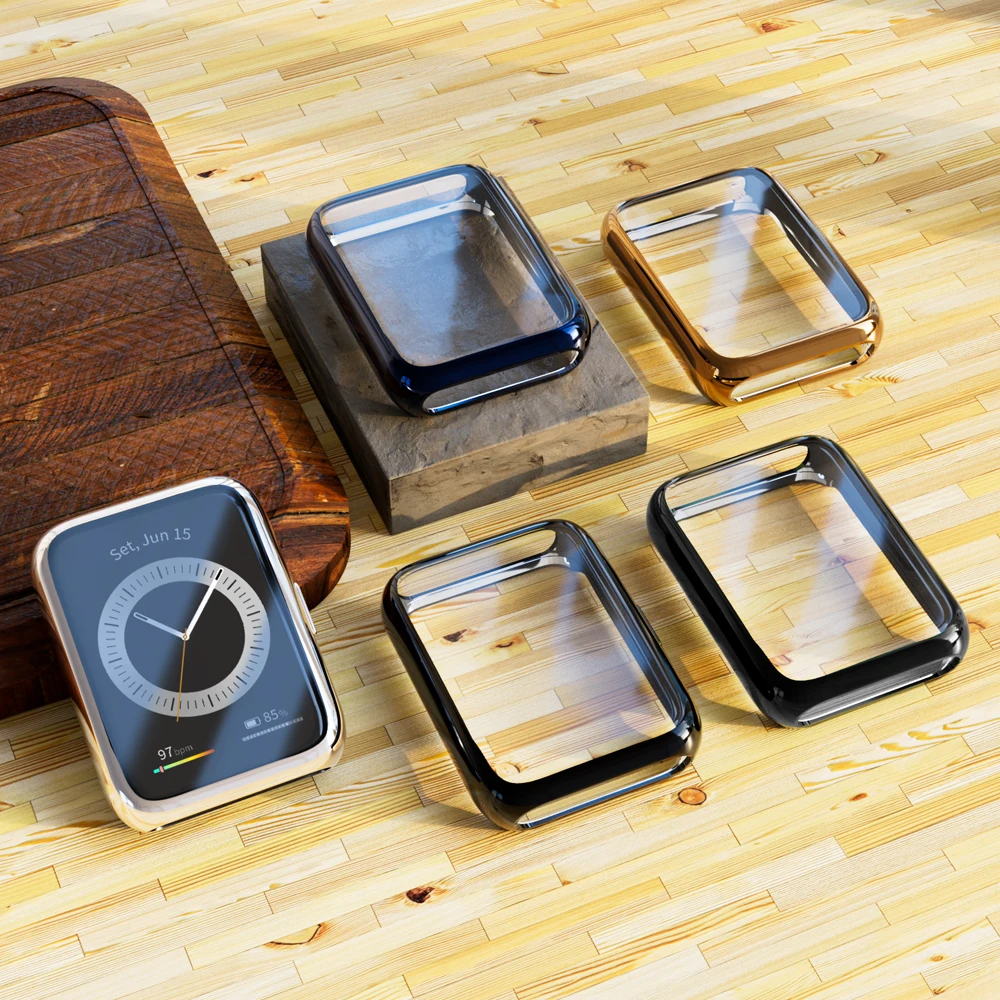 Funda protectora de TPU galvanizada para Huawei Watch Fit 2 Fit2 cubierta protectora de pantalla completa - imagen 2