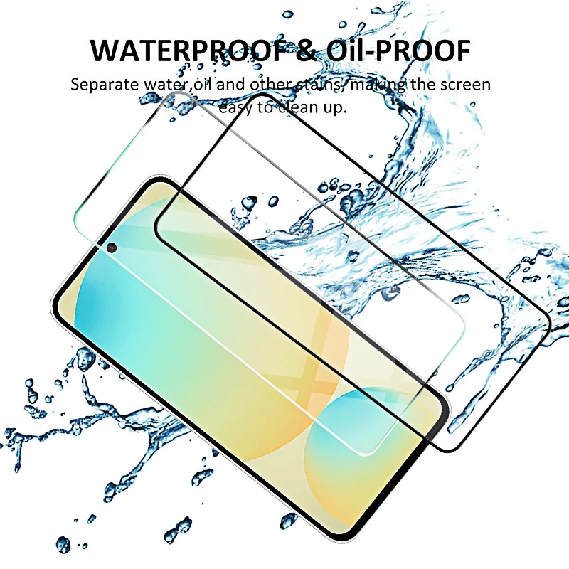 4 Uds vidrio templado para Samsung Galaxy S24FE S23 S21 S20 FE protectores de pantalla vidrio Protector frontal HD S24 S 24 Fe película de cubierta - imagen 5