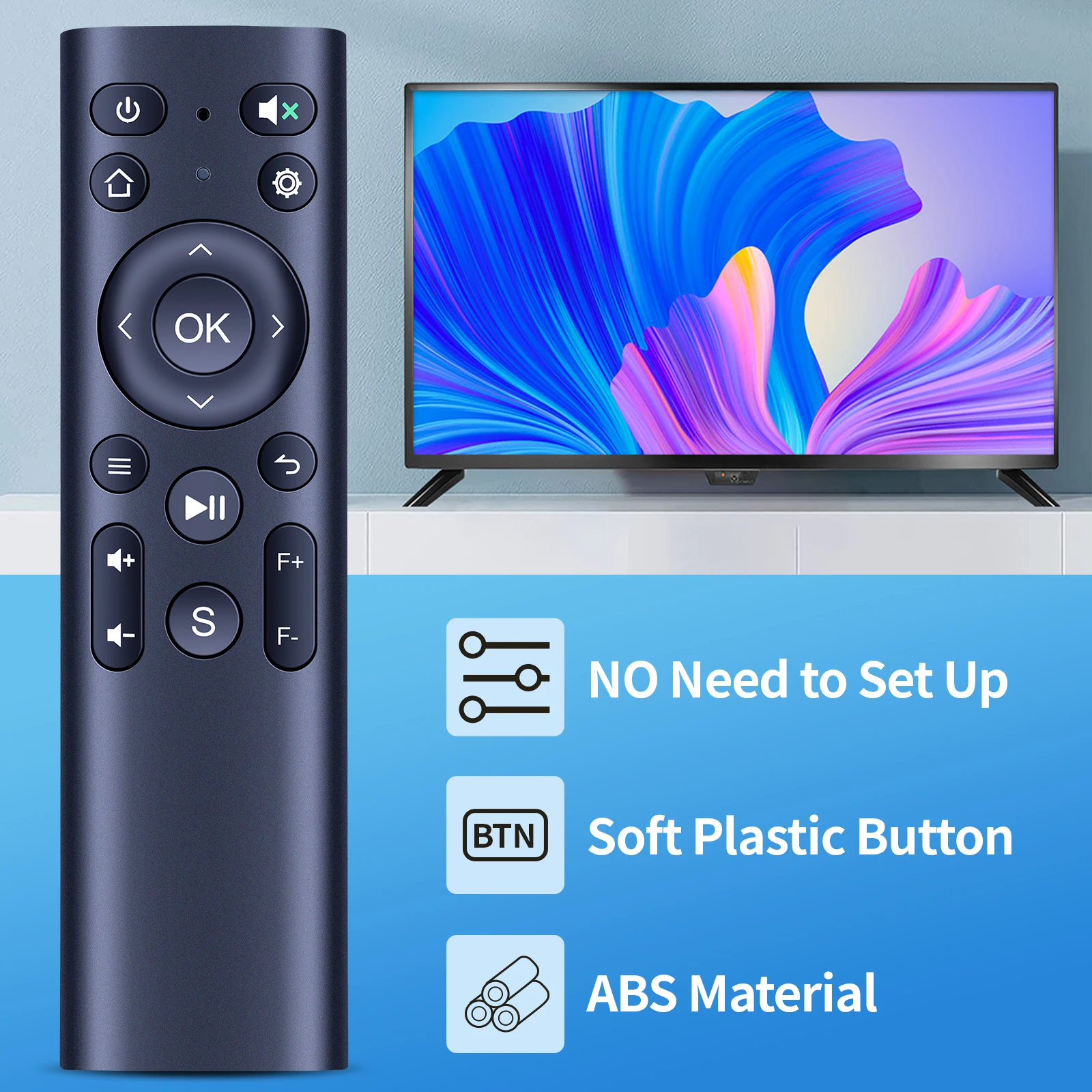 Control remoto para DBPOWER H89 enfoque eléctrico 5G WiFi Mini proyector Bluetooth - imagen 3