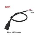 Micro USB Female 2P