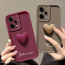 Funda Xiaomi Redmi Note 12 Suave Antigolpes Corazón Amor