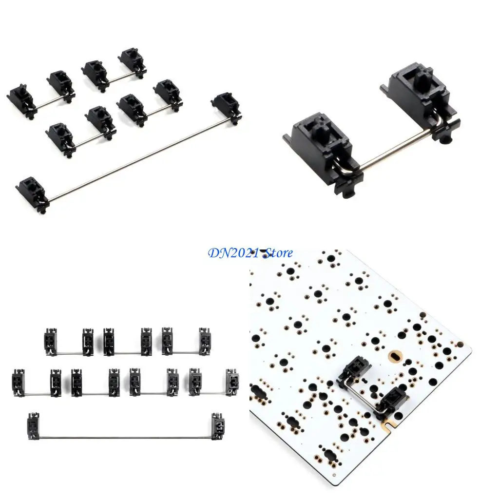 F3KE para Teclado Mecánico Estabilizadores Cherry Satellite 7u 6.25u 2u Negro