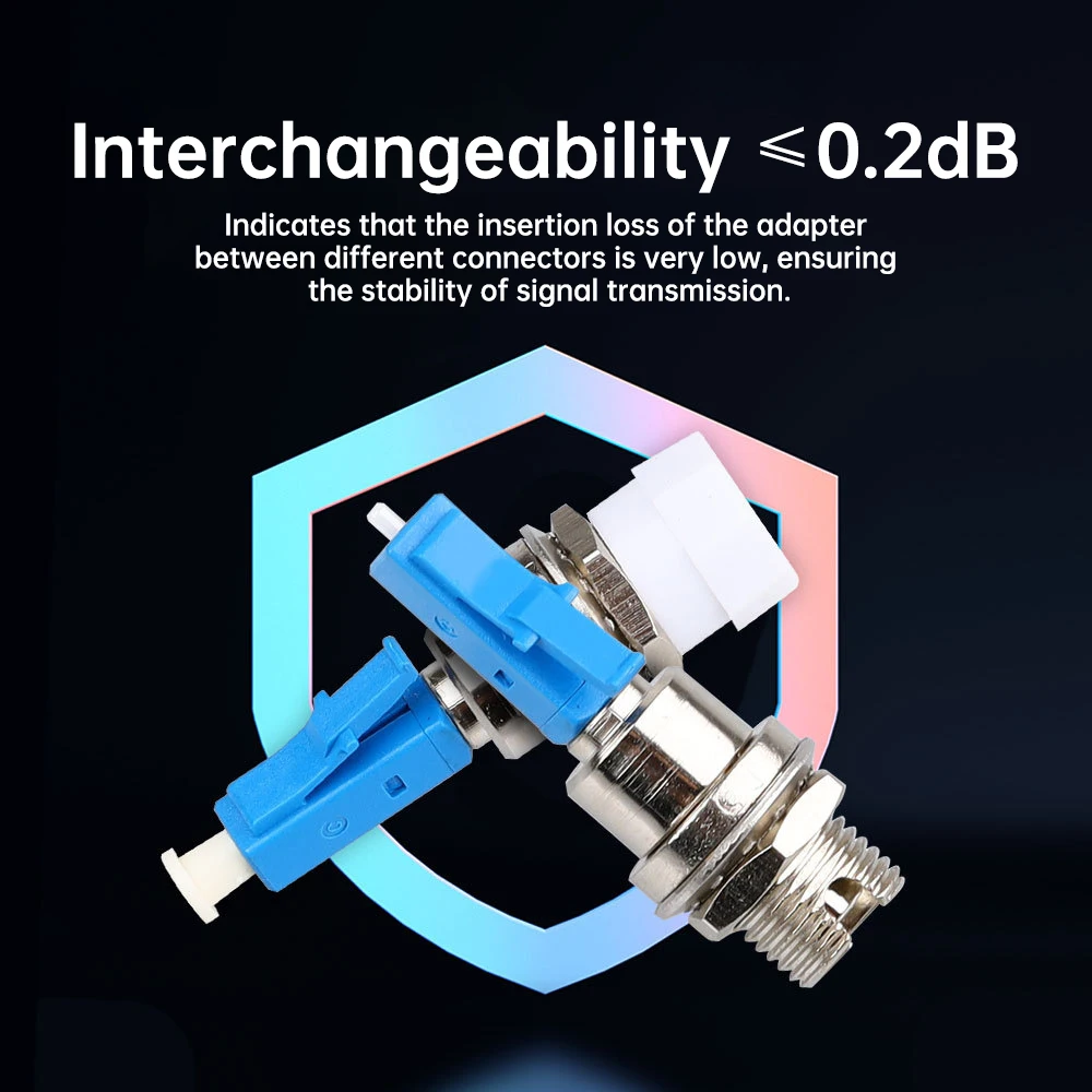 ZoeRax LC/UPC macho a FC/UPC hembra adaptador Simplex conector de fibra óptica híbrida para puente localizador óptico de fallos visuales - imagen 3