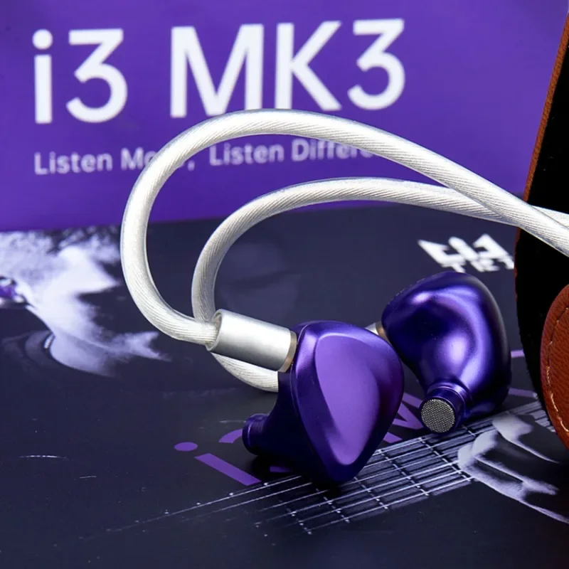 TRI I3 MK3 Auriculares de productos acústicos independientes Planar de tercera generación + BA + DD Auriculares intrauditivos híbridos insignia HIFI Auriculares con cable alto - imagen 4