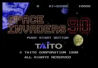 Space Invaders 90, tarjeta de juego MD de 16 bits para Sega Mega Drive, sistema Genesis
