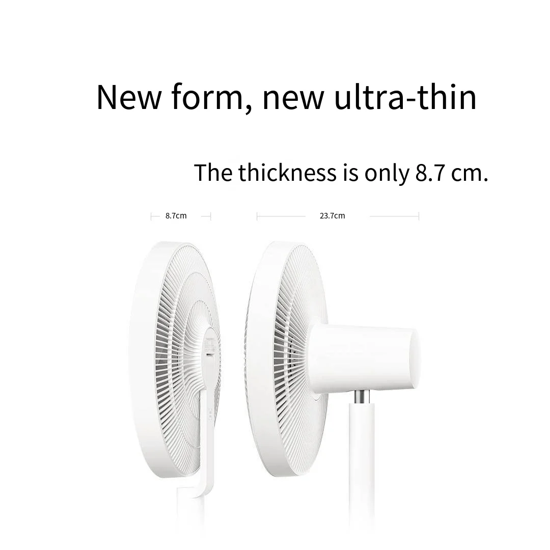 Xiaomi-ventilador de suelo inteligente Mijia DC, ventilador de pie inalámbrico con control remoto, circulador de aire de poco ruido con aplicación Mi Home - imagen 3
