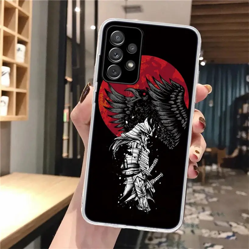 Funda de teléfono estética samurái para Samsung Galaxy A56 A55 A54 A53 A17 A16 A15 A14 A13 A36 A35 A34 A33 A26 A25 A24 A23 A05S A0 - imagen 5