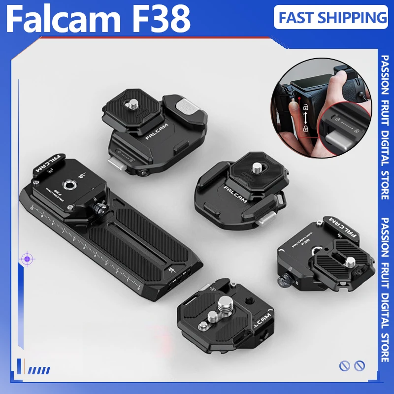 Falcam F38 serie de liberación rápida Kit de placa de rosca de doble tornillo V2 para ZHIYUN DJI Canon/Sony/Niko estabilizador kit de liberación rápida regalo - imagen 2