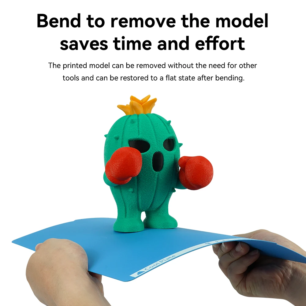 Placa de construcción para Bambulab X1/P1P/A1/Flashforge AD5X /Anycubic Kobra 3, cama térmica de placa fría de baja temperatura con impresión de doble cara - imagen 5