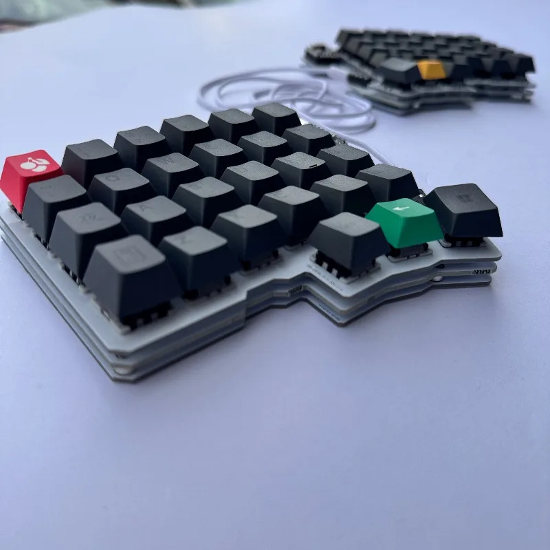 Silakka54 teclado inalámbrico dividido personalizado intercambio en caliente Bluetooth modo Dual teclado ergonómico dividido teclados mecánicos para juegos - imagen 5