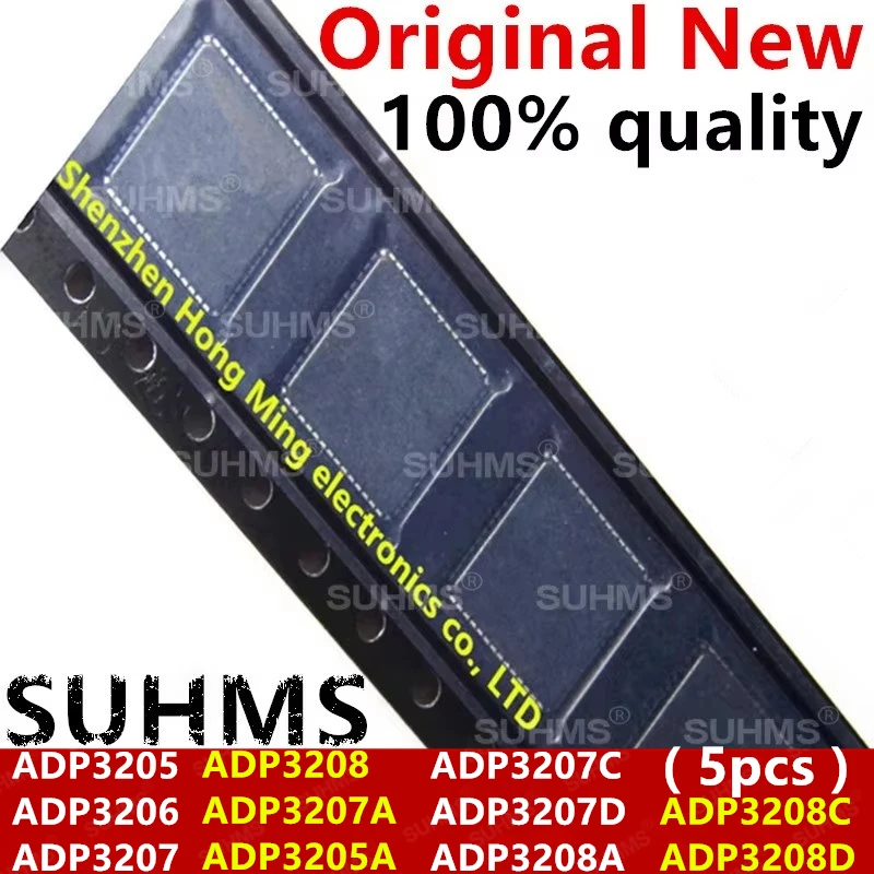 (5 piezas) nuevo ADP3205 ADP3205A ADP3206 ADP3207 ADP3207A ADP3207C ADP3207D ADP3208 ADP3208A ADP3208C ADP3208D QFN