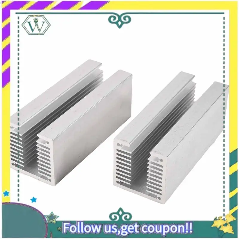 Radiador de ventilador A28Q-2Pcs/disipador de calor de aluminio/disipador de calor a-220/disipador de calor a-3P/disipador de calor 3P11 40X40-100Mm - imagen 4