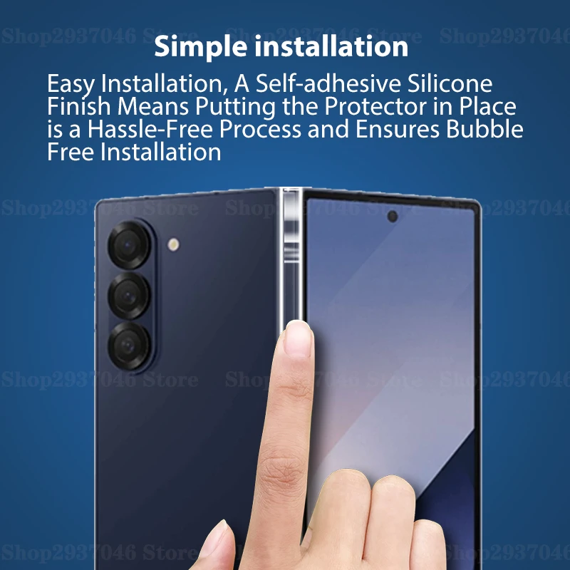 Película protectora de bisagra para Samsung Galaxy Z Flip 7/Z Fold 7/Z Flip6/Z Fold6, pegatina protectora de borde, película de hidrogel ZFlip7 Fold7, 3 uds. - imagen 4