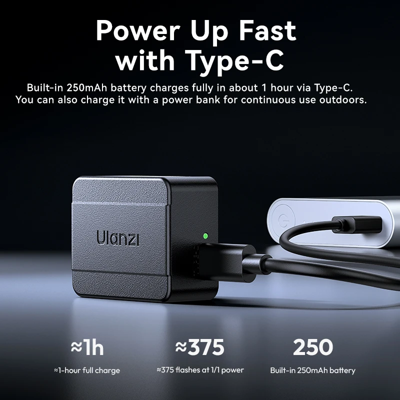 ​ Ulanzi SL01/SL02 Spark Lite Cámara Flash Cámara portátil Flash Diseño de un solo pin para Sony FUJIFILM Canon Olympus Pentax Pentaxs - imagen 5