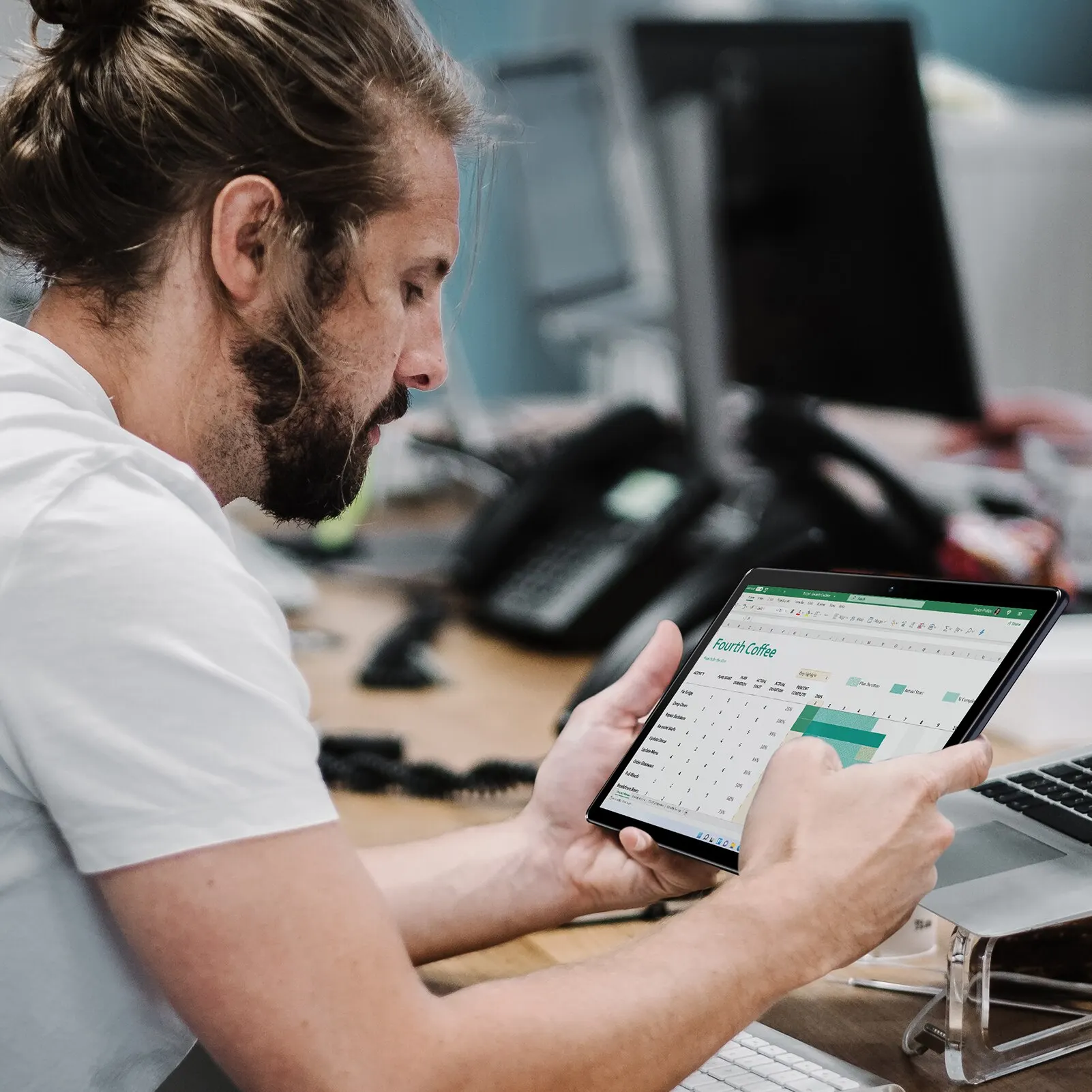 PRITOM Android 10 Tablet 10,1 pulgadas 2GB RAM 64GB ROM procesador de cuatro núcleos HD pantalla IPS 8,0 MP cámara trasera WiFi - imagen 3