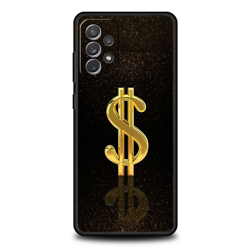 Funda de teléfono con diseño de dinero dorado para Samsung A51 A71 A21S A17 A11 A15 A25 A41 A23 A33 A53 A73 A07 A03S A05S A13 A35 A55 5G - imagen 5