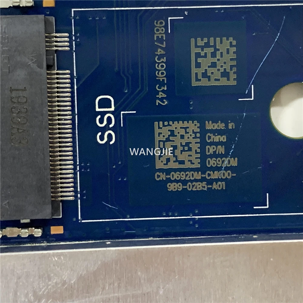 DDB20 LA-G661P CN-0692DM 0692DM para la placa base del ordenador portátil Dell Latitude 7200 2 en 1 0XFWFG 0K1R84 0TJFG7 8G 16G RAM 100% en funcionamiento - imagen 3