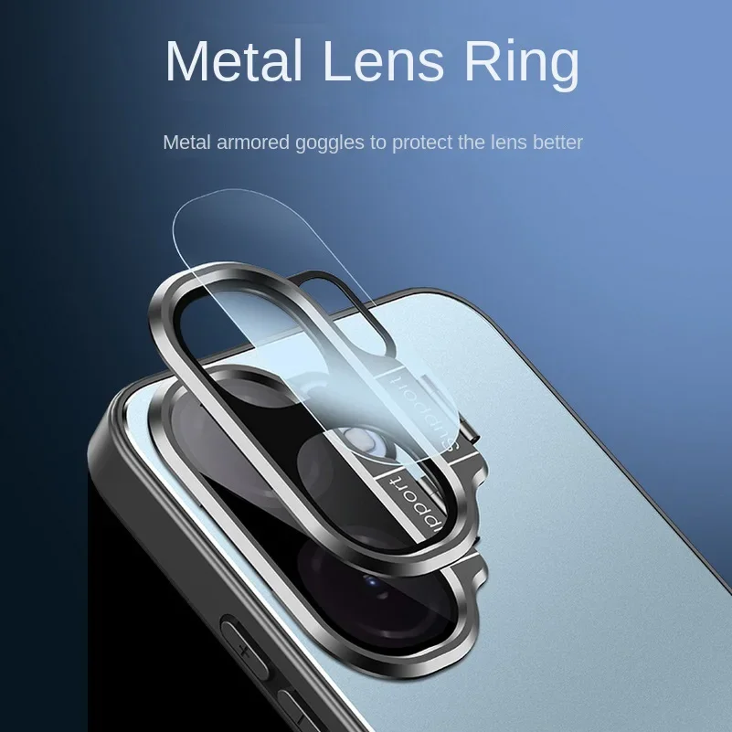 Para IQOO NEO 10 Pro Plus cubierta de soporte de cámara de Metal para VIVO IQOO NEO 10R NEO10 Pro + funda protectora mate a prueba de golpes con soporte - imagen 3