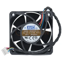 Ventilador AVC 6025 12V 4 Pines Refrigeración Rodamientos Bolas