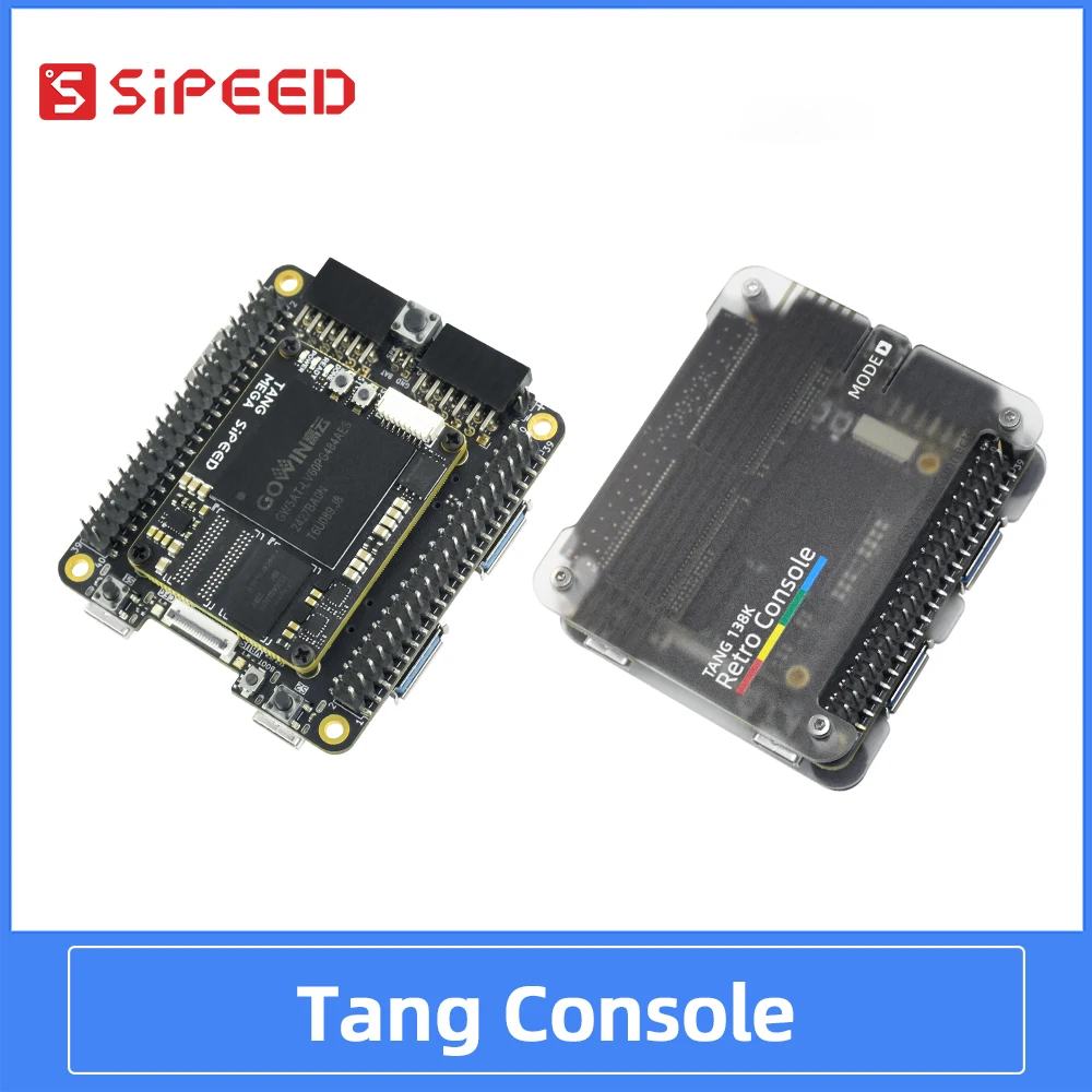 Consola Sipeed Tang 60K/138K GOWIN FPGA Consola de juegos retro compacta de alto rendimiento, HDMI, Dual PMOD, RaspberryPi 5 PCIe HAT