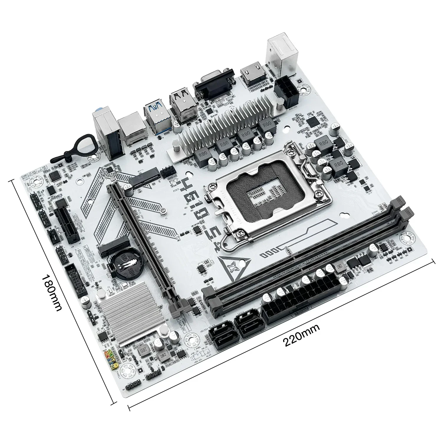 Placa base MACHINIST H610 S4 M-ATX DDR4 compatible con 12 13 14 Gen Intel LGA 1700 CPU 12100F 12400F 12490F 12600F 12700F 13600F - imagen 5