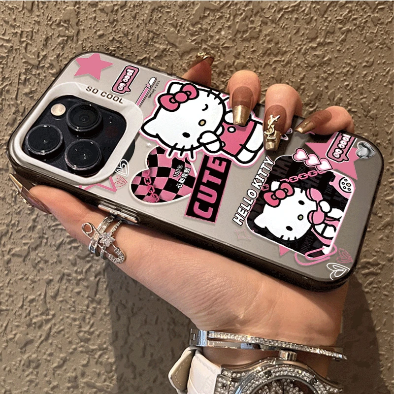Funda mate para Xiaomi F4 POCO M6 Pro 4G 11 Lite 5G 13 Pro 14T 13T 12T 14 NE X7 X6 X5 X3 NFC F3 GT F5 C75 HCute Hello Kitty - imagen 3